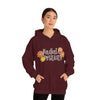 Chill Stitch – Radiate Positivity - Unisex Hooded Hoodie Sweatshirt – Embrace Your Vibe