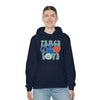 Chill Stitch – Peace & Love - Unisex Hooded Hoodie Sweatshirt – Embrace Your Vibe