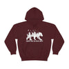 Bear Always Take Scenic Route | Unisex Hooded Hoodie Sweatshirt | Embrace Your Vibe