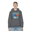 Chill Stitch – Peace & Love - Unisex Hooded Hoodie Sweatshirt – Embrace Your Vibe