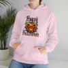 Halloween Sweatshirt | Happy Halloween Scary Pumpkin | Unisex Hooded Hoodie Sweatshirt