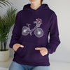 Bicycle Wildflower Basket Bike Biking | Unisex Hooded Hoodie Sweatshirt | Embrace Your Vibe