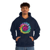 Chill Stitch – Girl Power Tie-Dye - Unisex Hooded Hoodie Sweatshirt – Embrace Your Vibe