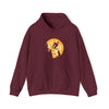 Pizza Moon Bike Ride Sweatshirt | Abstract Unisex Hooded Hoodie Sweatshirt