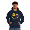 Butterflies Sunflower | Unisex Hooded Hoodie Sweatshirt | Embrace Your Vibe
