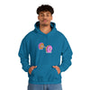 Doughnut Barbell Foodie Sweatshirt | Abstract Unisex Hooded Hoodie Sweatshirt