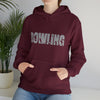 Bowling Silhouette Sport | Unisex Hooded Hoodie Sweatshirt | Embrace Your Vibe