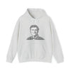 Bill Gates | Unisex Hooded Hoodie Sweatshirt | Embrace Your Vibe | Calligram Word Design