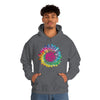 Chill Stitch – Girl Power Tie-Dye - Unisex Hooded Hoodie Sweatshirt – Embrace Your Vibe