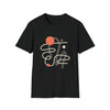 Abstract Lines Circles Shapes V2 | Unisex Soft Style Tee T-Shirt | Embrace Your Vibe