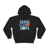 Chill Stitch – Peace & Love - Unisex Hooded Hoodie Sweatshirt – Embrace Your Vibe