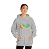 Chill Stitch – VW Tie-dye Van - Unisex Hooded Hoodie Sweatshirt – Embrace Your Vibe