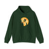 Pizza Moon Bike Ride Sweatshirt | Abstract Unisex Hooded Hoodie Sweatshirt