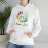 Hippie Sweatshirt | Soul Rainbow Color Wheel Splash | Unisex Hooded Hoodie Sweatshirt