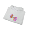 Doughnut Barbell Foodie Sweatshirt | Abstract Unisex Hooded Hoodie Sweatshirt