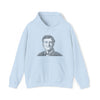 Bill Gates | Unisex Hooded Hoodie Sweatshirt | Embrace Your Vibe | Calligram Word Design
