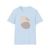 Abstract Blocks Egg Shapes V19 | Unisex Soft Style Tee T-Shirt | Embrace Your Vibe