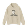 Bill Gates | Unisex Hooded Hoodie Sweatshirt | Embrace Your Vibe | Calligram Word Design