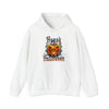 Halloween Sweatshirt | Happy Halloween Scary Pumpkin | Unisex Hooded Hoodie Sweatshirt