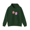 Doughnut Barbell Foodie Sweatshirt | Abstract Unisex Hooded Hoodie Sweatshirt
