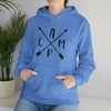 Camp Arrows Camping Beach Life | Unisex Hooded Hoodie Sweatshirt | Chill Stitch Clothing
