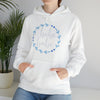 Boho Babe Bohemian Wreath | Unisex Hooded Hoodie Sweatshirt
