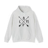 Camp Arrows Camping Beach Life | Unisex Hooded Hoodie Sweatshirt | Chill Stitch Clothing