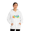 Chill Stitch – VW Tie-dye Van - Unisex Hooded Hoodie Sweatshirt – Embrace Your Vibe
