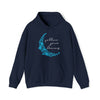Boho Follow Your Dreams Moon Crescent | Unisex Hooded Hoodie Sweatshirt | Embrace Your Vibe