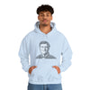 Bill Gates | Unisex Hooded Hoodie Sweatshirt | Embrace Your Vibe | Calligram Word Design