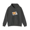 Pizza Scratch Record Player Sweatshirt | Abstract Unisex Hooded Hoodie Sweatshirt