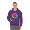 Chill Stitch – Girl Power Tie-Dye - Unisex Hooded Hoodie Sweatshirt – Embrace Your Vibe