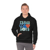 Chill Stitch – Peace & Love - Unisex Hooded Hoodie Sweatshirt – Embrace Your Vibe