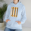 Abstract Shapes V1 Horizontal Scribe | Abstract | Minimalist | Modern Unisex Hooded Hoodie Sweatshirt | Embrace Your Vibe
