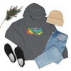 Chill Stitch – VW Tie-dye Van - Unisex Hooded Hoodie Sweatshirt – Embrace Your Vibe