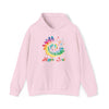Hippie Sweatshirt | Soul Rainbow Color Wheel Splash | Unisex Hooded Hoodie Sweatshirt