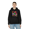 Halloween Sweatshirt | Spooky Season Specimen Jars | Unisex Hooded Hoodie Sweatshirt