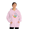 Chill Stitch –Tie-dye Peace Hand - Unisex Hooded Hoodie Sweatshirt – Embrace Your Vibe