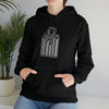 Astrocode Space Funny Astronaut | Abstract | Minimalist | Modern | Unisex Hooded Hoodie Sweatshirt | Embrace Your Vibe