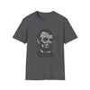 Abraham Lincoln | Unisex Soft Style Tee T-Shirt | Embrace Your Vibe | Calligram Word Design