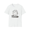 Albert Einstein Science Physics | Unisex Soft Style Tee T-Shirt | Calligram Word Design