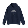 Abstract Sweatshirt | Sound Of Rain Umbrella Music Notes | Abstract Unisex Hooded Hoodie Sweatshirt