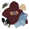 Chill Stitch – Radiate Positivity - Unisex Hooded Hoodie Sweatshirt – Embrace Your Vibe