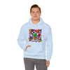 Halloween Sweatshirt | Spooky Season Specimen Jars | Unisex Hooded Hoodie Sweatshirt