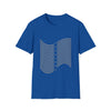 Abstract Wave Lines Shapes V3 | Unisex Soft Style Tee T-Shirt | Embrace Your Vibe