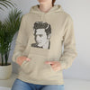 Elvis Presley Music Rock Roll | Unisex Hooded Hoodie Sweatshirt | Embrace Your Vibe | Calligram Word Design