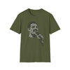 Abstract Shirt | Freddy Mercuri | Unisex Soft Style Tee T-Shirt | Calligram Word Design