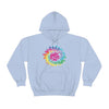 Chill Stitch – Girl Power Tie-Dye - Unisex Hooded Hoodie Sweatshirt – Embrace Your Vibe