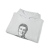 Bill Gates | Unisex Hooded Hoodie Sweatshirt | Embrace Your Vibe | Calligram Word Design