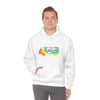 Chill Stitch – VW Tie-dye Van - Unisex Hooded Hoodie Sweatshirt – Embrace Your Vibe